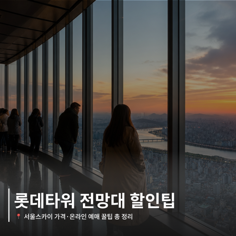 樂天世界塔展望台折扣：首爾天空價格與線上預購秘訣總整理