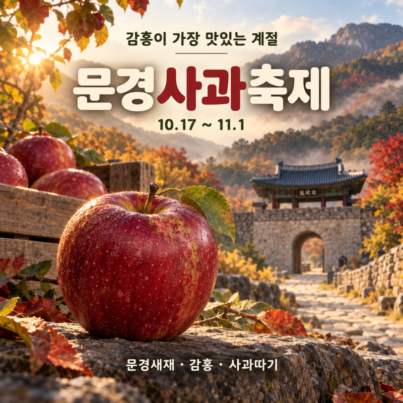 2026 문경사과축제 언제 열릴까? 감홍 먹고 문경새재 단풍까지 즐기는 가을여행ㅡ 감홍사과·....
