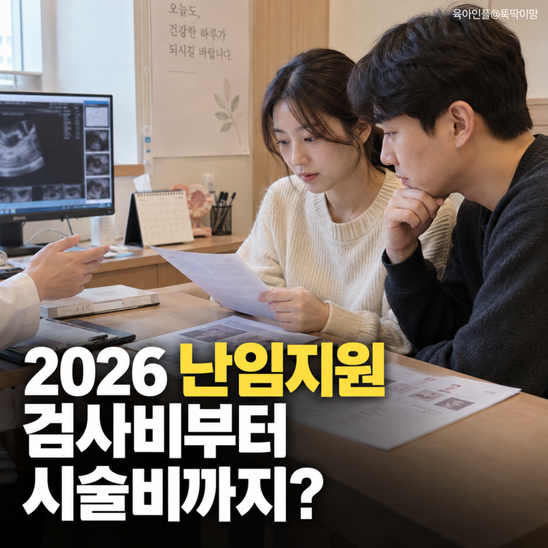 난임검사부터 난임부부 시술비 지원까지 2026년 기준 정리