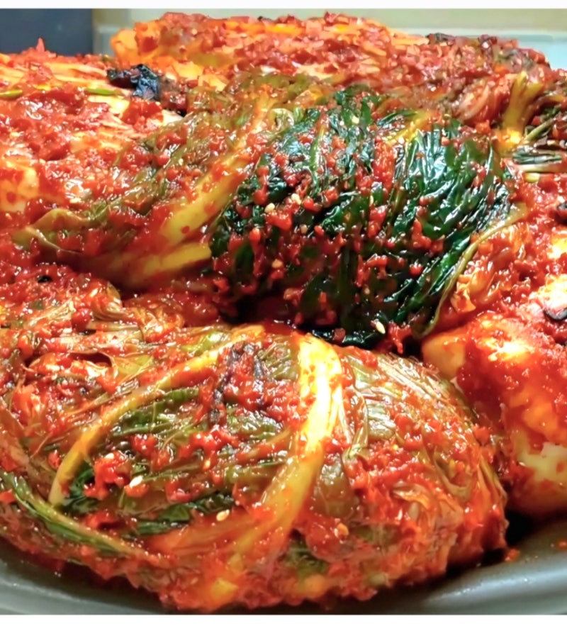김장 전 배추 3포기(10kg), 양념 듬뿍 넣어 깊은 감칠맛 포기김치
