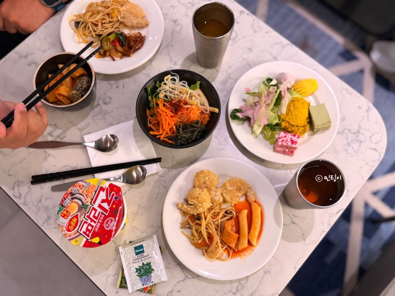 인천공항 라운지 마티나 이용방법 및 후기, 출국 전 식사 솔직후기