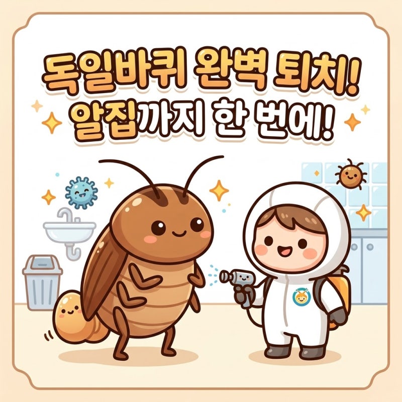 [캐치벅]알집을 달고 있는 '독일바퀴' 포획! 무시무시한 번식력과 올바른 퇴치 방법
