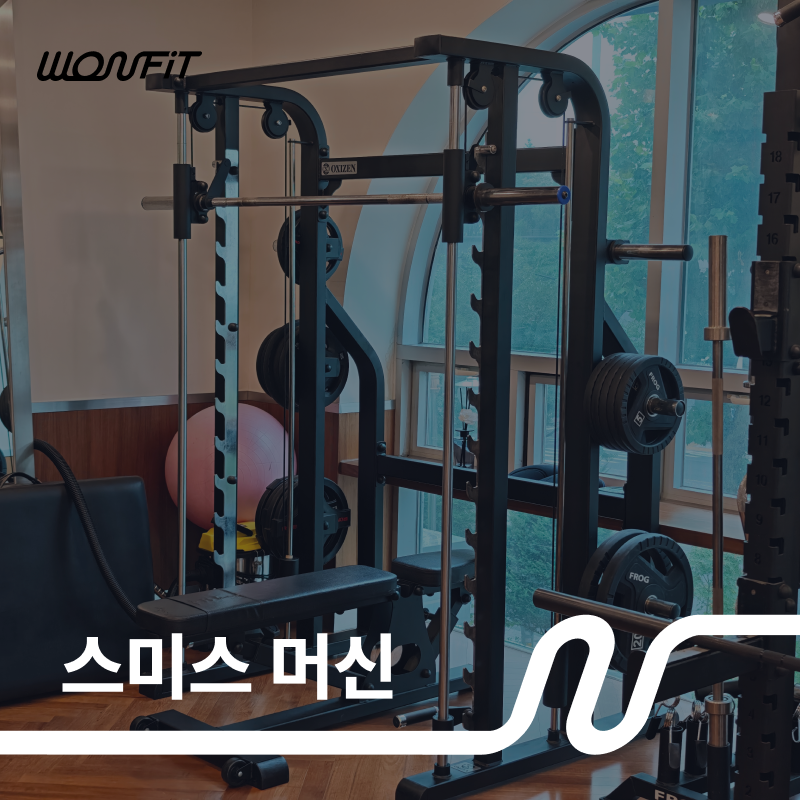 하체운동 스미스머신 스쿼트 자세별 자극부위와 기구 사용법