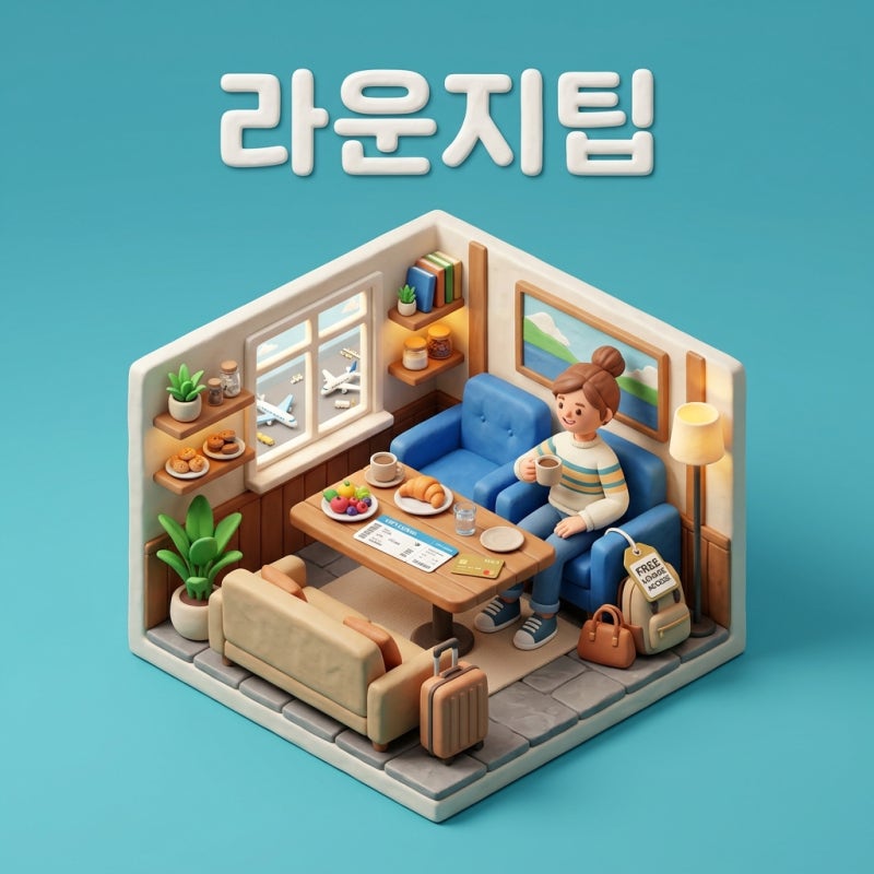 해외여행 갈 때 5만 원 아끼기! 연회비 2만 원대로 공항 라운지 무료 이용하는 가성비 카드 및....