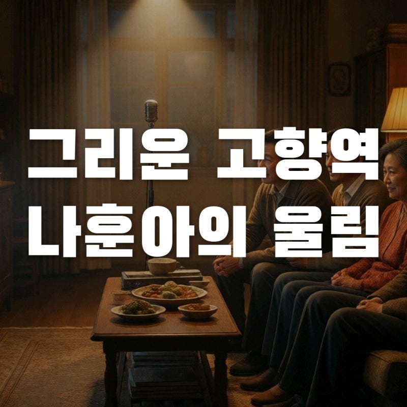 IMF 시절 눈물 쏙 뺀 나훈아 고향역, 왜 명절 노래 추천 1순위일까?