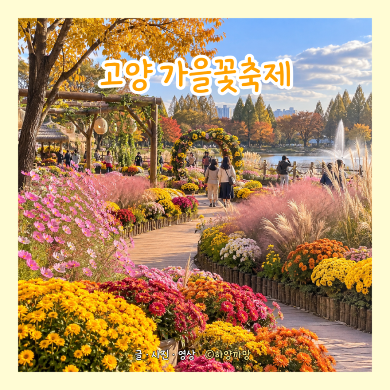 2026 고양 가을꽃축제｜일산호수공원 가을꽃축제 일정·무료입장·체험 총정리