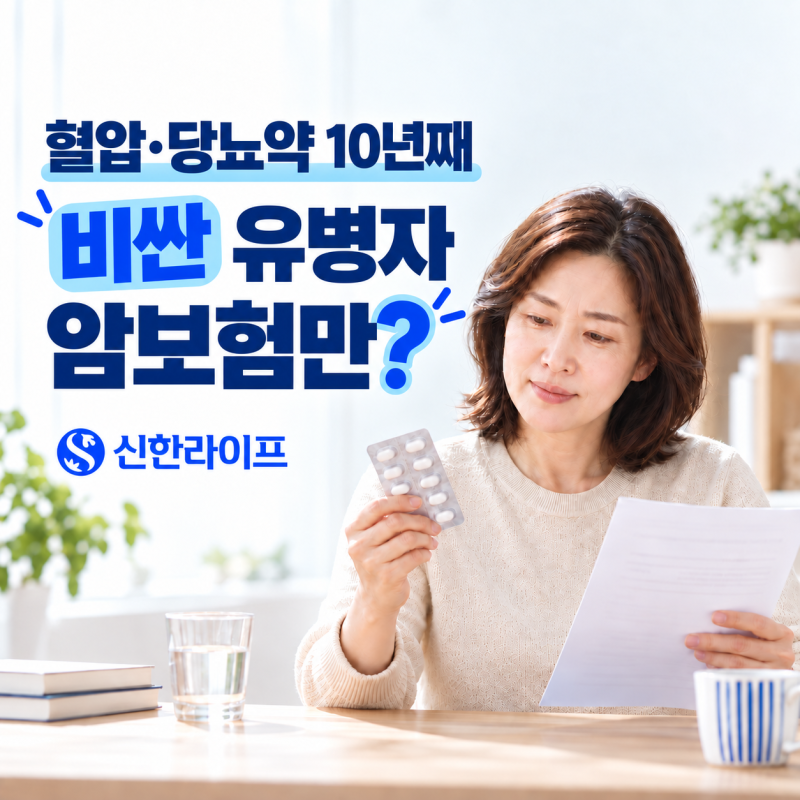 혈압, 당뇨가 있다면 암보험도 유병자 상품으로만 가입 해야 할까???