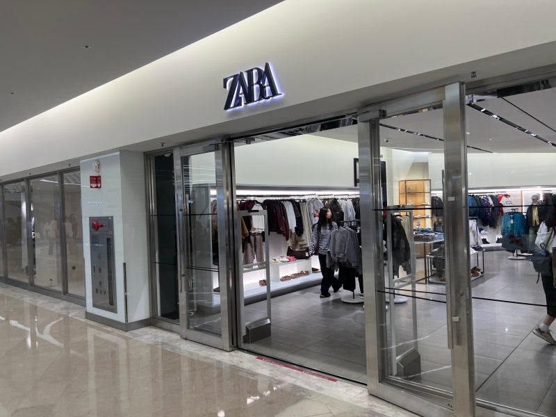 코엑스 자라키즈 매장 구경, 5살 아동복 사이즈까지 봤어요