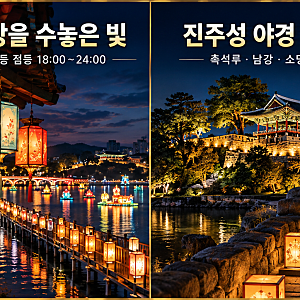 2026 진주 남강 유등 축제 주변 맛집까지....