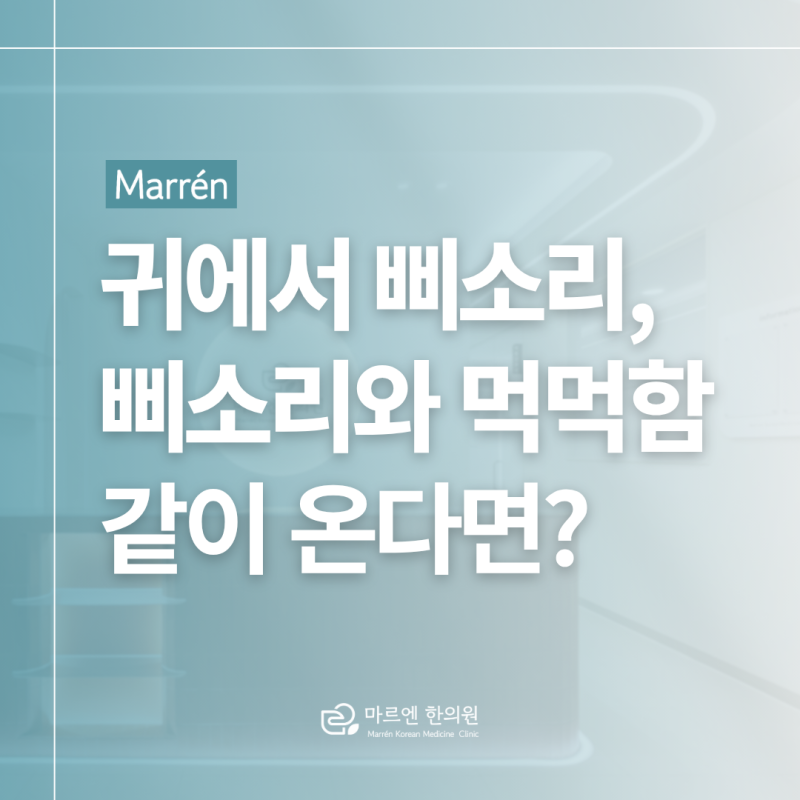 귀에서 삐소리 나는이유, 한쪽 귀가 먹먹하고 잘 안 들린다면?