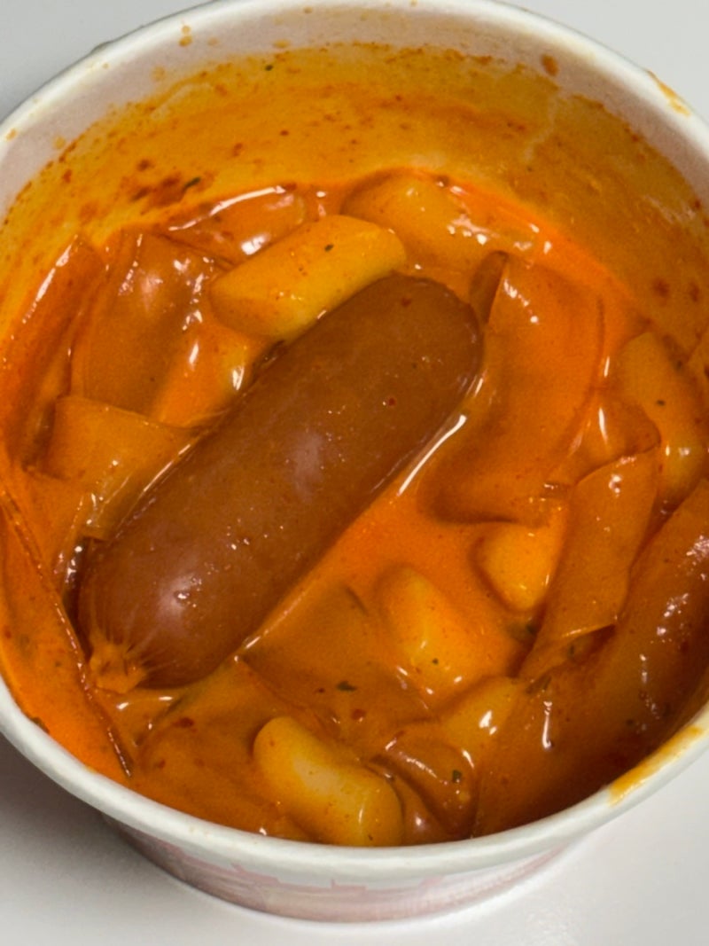 Gs편의점 떡볶퀸 로제 줜나맛있음+가격