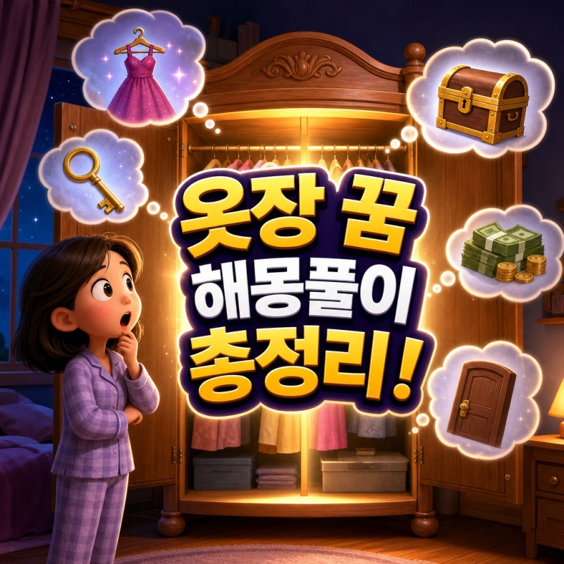 옷장 꿈 해몽 풀이 총정리 !