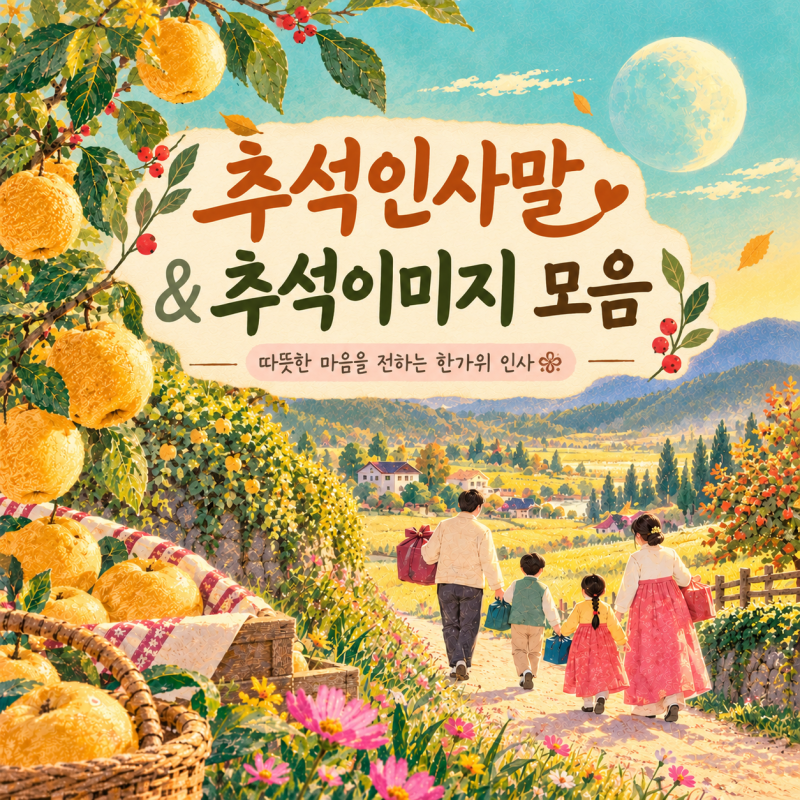 2026 추석이미지·추석인사말 문구 모음｜무료다운로드·카드·카톡·문자