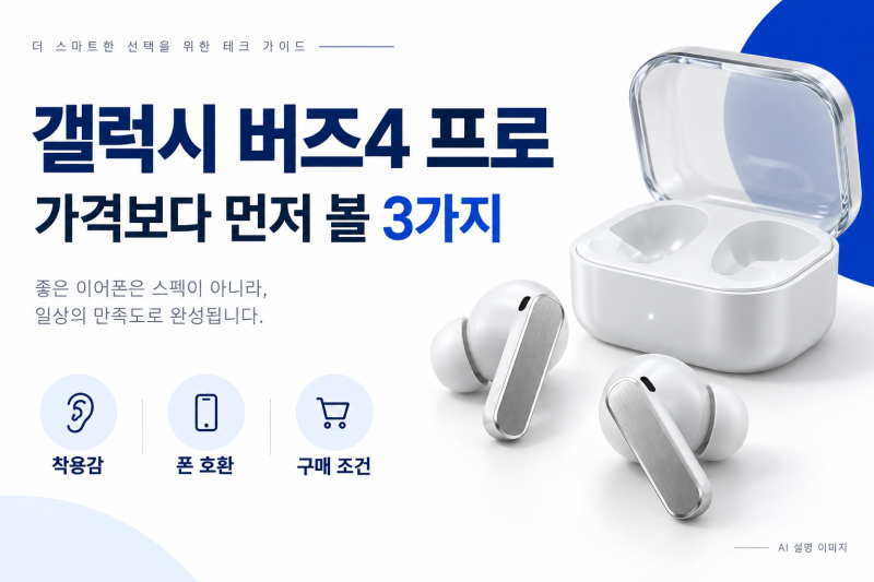 갤럭시 버즈4 프로 가격·후기, 호환과 배송 조건까지 확인해요