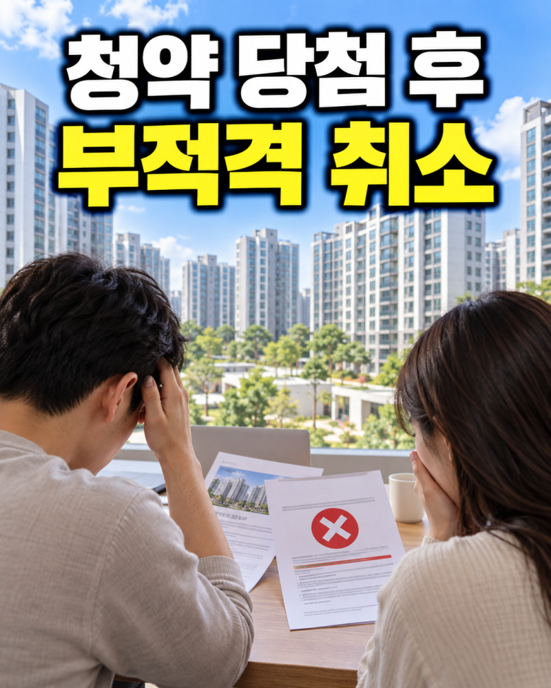 청약 당첨 후 부적격 취소되는 이유｜주택소유·무주택기간·소명방법