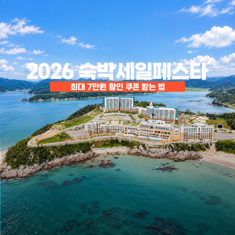 2026 숙박세일페스타 가을편 최대 7만원 할인 쿠폰 받는 법