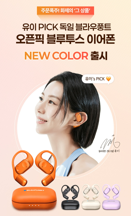 귓구멍 통증·소음 끝! 블라우풍트 오픈픽 BLP-OE383 (ENC 노캔 오픈형 이어폰 종결✨)