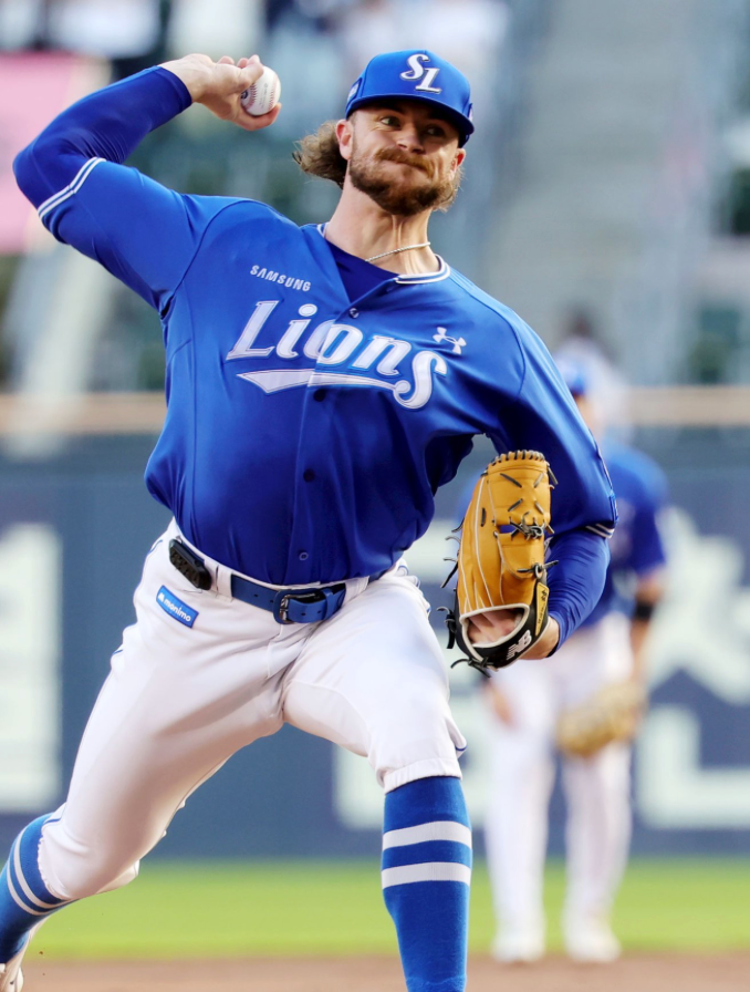 "이러다 1년 만에 떠날까?" 삼성에서 부활한 페덱, MLB가 다시 부른다? '삼성 재계약 비상'