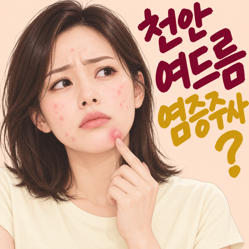 천안 여드름 염증주사 생각 중일 때 먼저 알아두면 도움 될 3가지