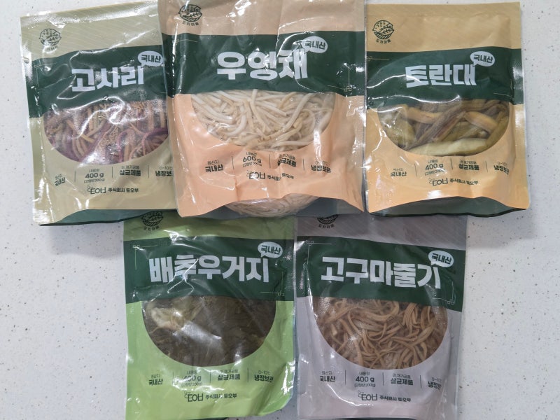 토오부 도치아빠 국내산나물 세트 토란대볶음 토란나물 레시피