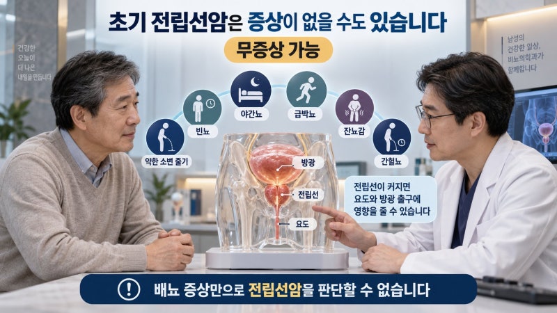 전립선암 증상 총정리, 전립선비대증과 다른 점부터 PSA 검사까지