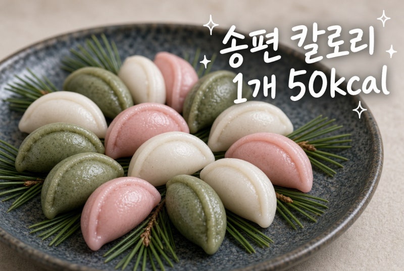 송편 1개 칼로리 얼마나 될까? 추석음식 전 갈비 잡채 칼로리까지