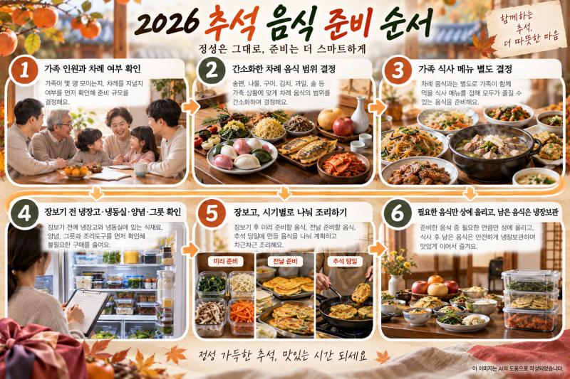 추석 음식 종류 총정리, 차례상 준비할 때 이것만 보면 됩니다