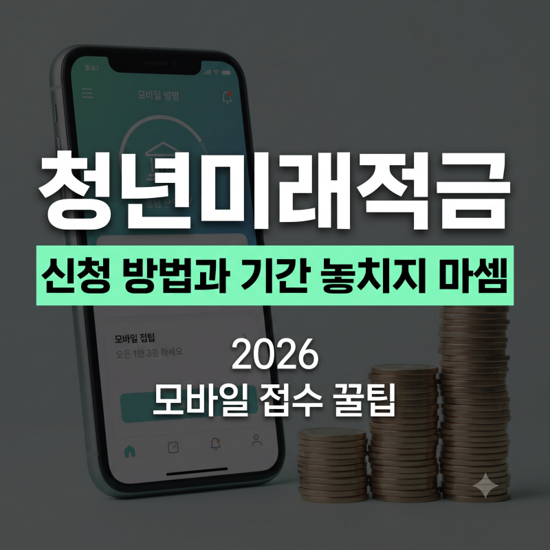 청년미래적금 신청 방법 및 신청 기간 총정리: 모바일 접수부터 심사 팁까지