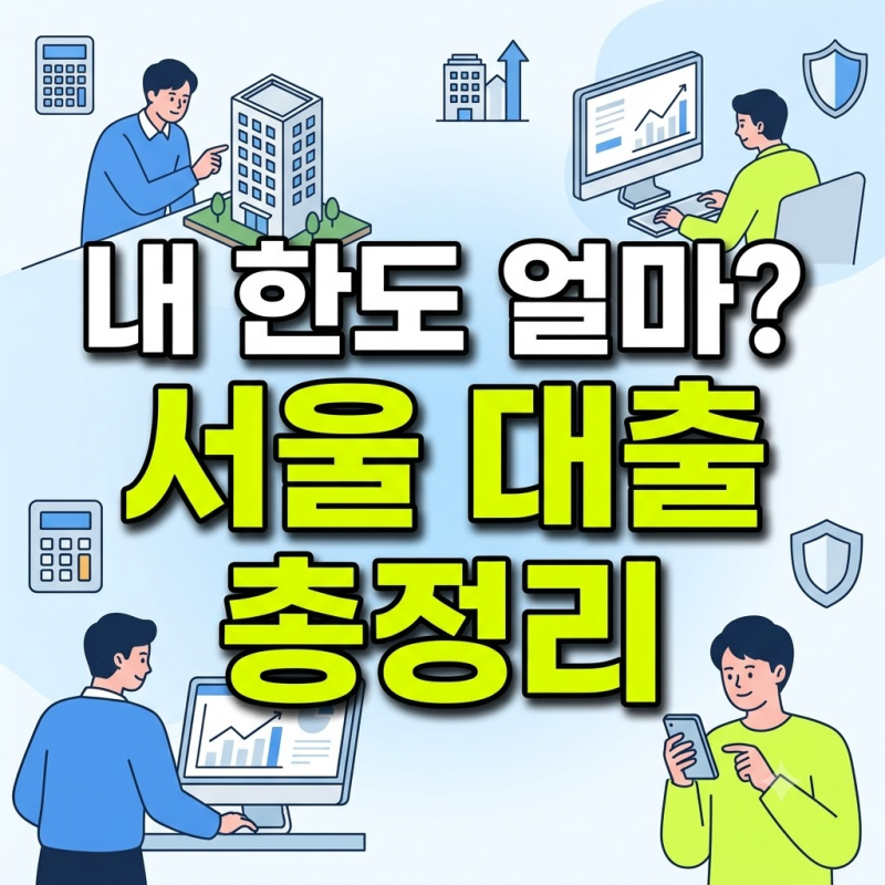 2026 서울 아파트 매매 대출 실제 한도 총정리 | LTV·DSR 알기 쉽게 설명까지!