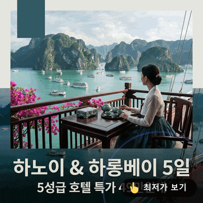 하노이 하롱베이 5일 49만원대 5성급 호텔 특가