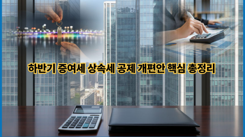 상속세 세율 인하부터 자녀 5억 공제까지! 2026년 하반기 달라진 증여세 상속세 완벽 정리