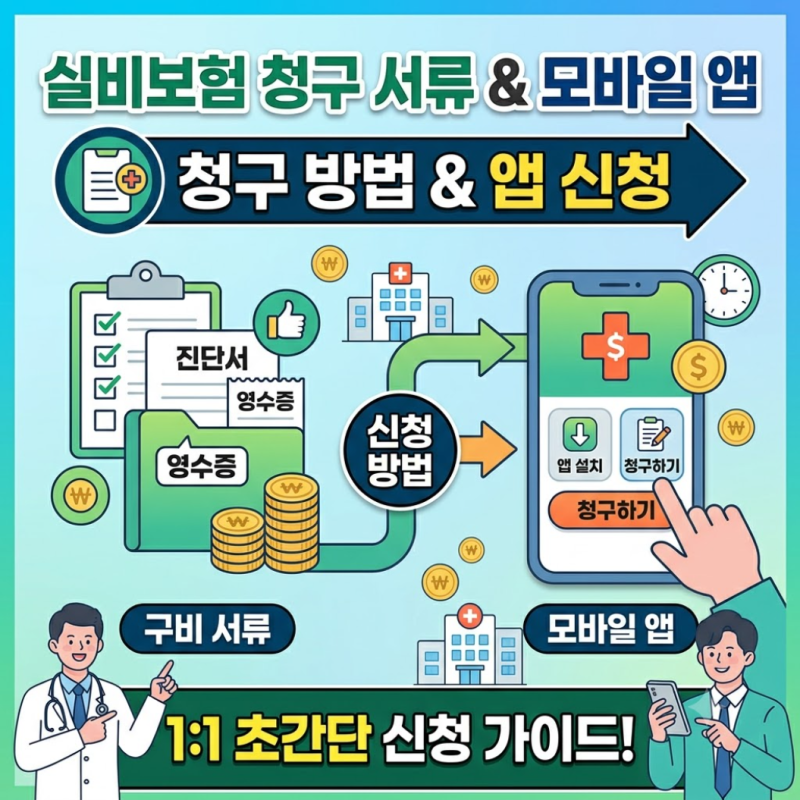 실비보험 청구 서류와 모바일 앱 신청 방법: 청구 소멸시효 기간부터 취소 절차까지