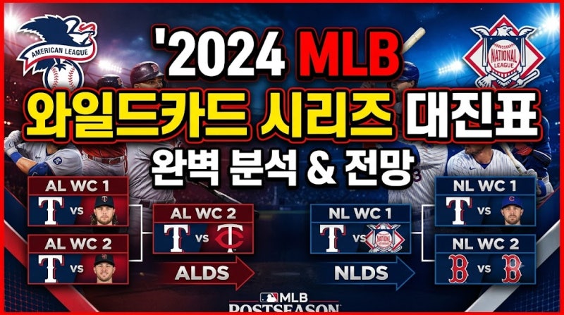 2026 MLB 와일드카드 시리즈 9월 30일 시작｜대진 방식·일정·현재 포스트시즌 경쟁 총정리
