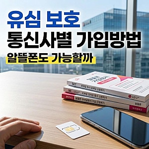 LG KT SKT 유심 보호 서비스 통신사별 가입방법과 알뜰폰 확인