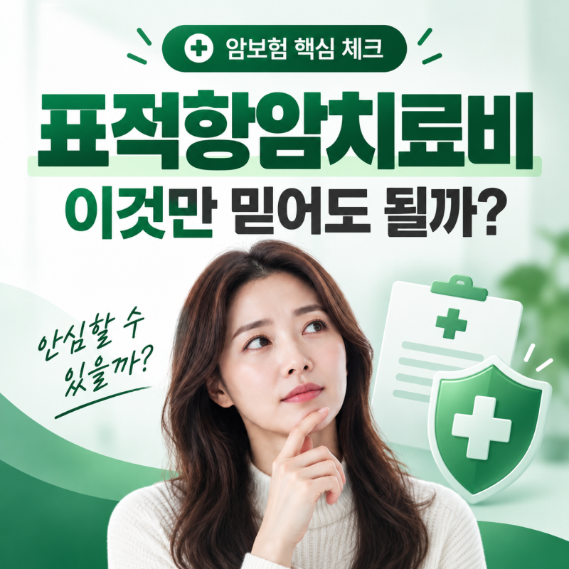 표적항암치료비 특약, 이것만 믿어도 될까요?