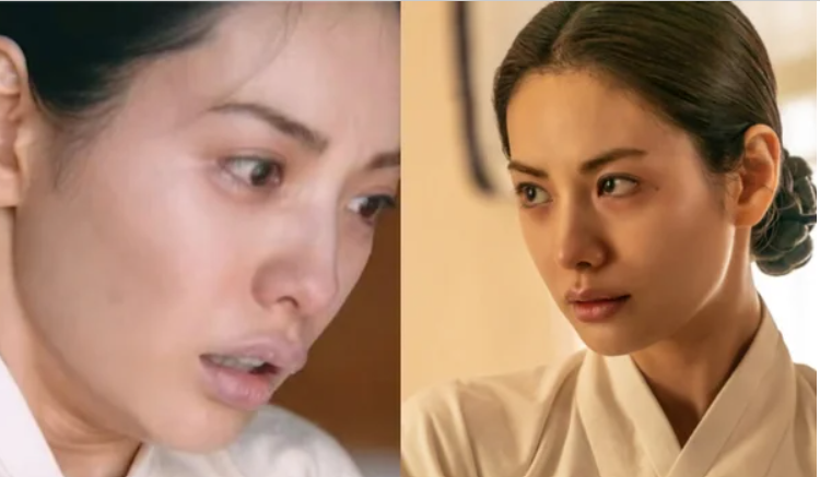 나나 입술만 보인다... 논란에 결국 입 열었다! 첫 사극 ‘스캔들’ 나나의 사과