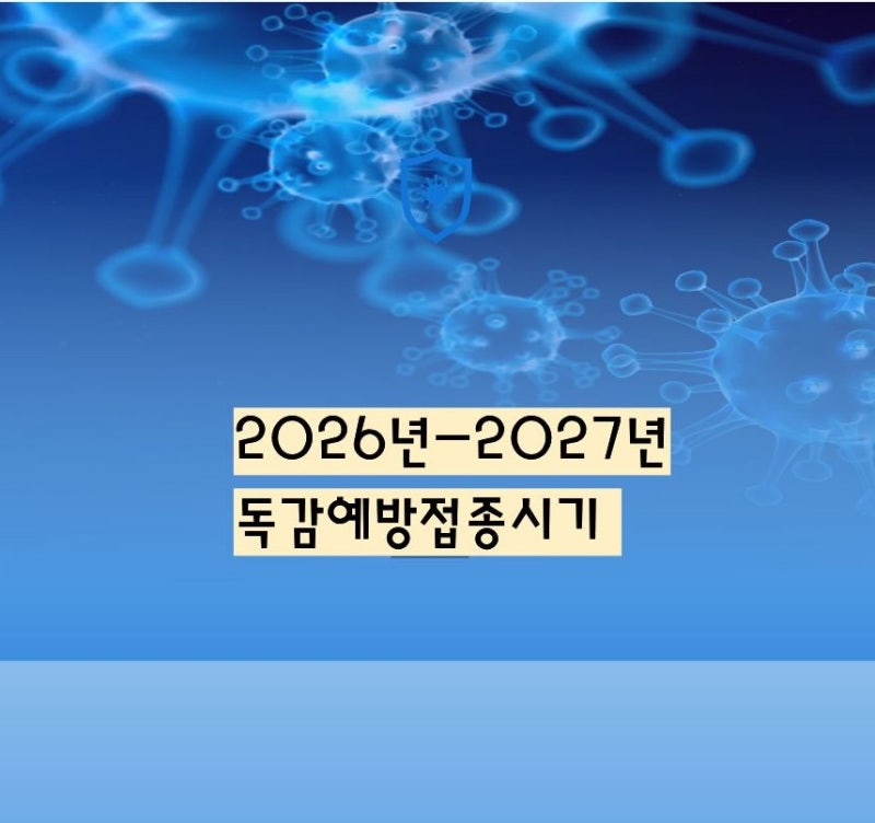 2026-2027 독감예방접종시기 총정리: 어린이·임산부·65세 이상 무료 대상자 가이드