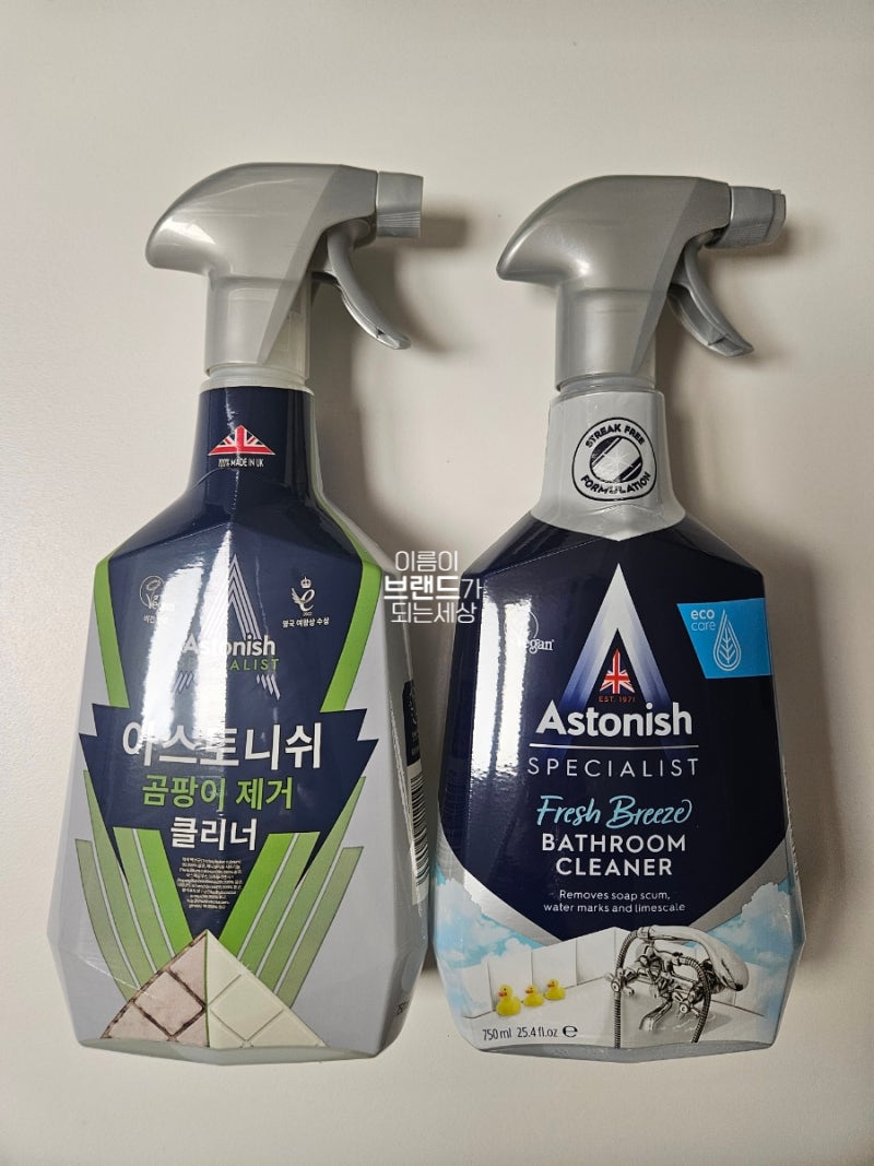 아스토니쉬 - 곰팡이 제거 클리너, 배스룸 클리너 솔직후기 (+프로쉬 또 삼!)