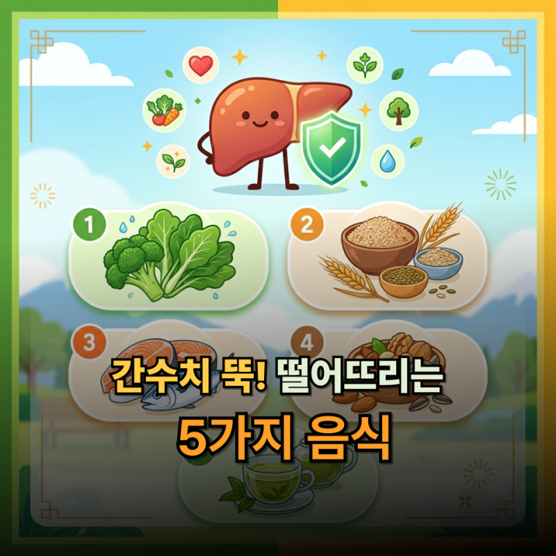술 안 마셔도 지방간? 비알콜성 지방간 잡는 간에 좋은 음식 BEST 5