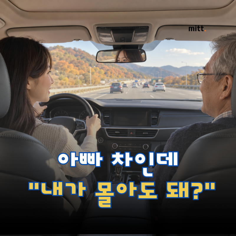 추석에 “부모님 차 대신 운전해도 될까?”…원데이자동차보험 vs 단기운전자 보험 뭐가 다....