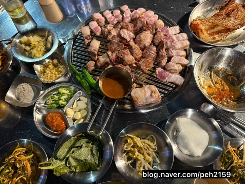 제주도 함덕해수욕장근처 제주흑돼지 야장 한라광장함덕흑돼지 내돈내산 솔직후기