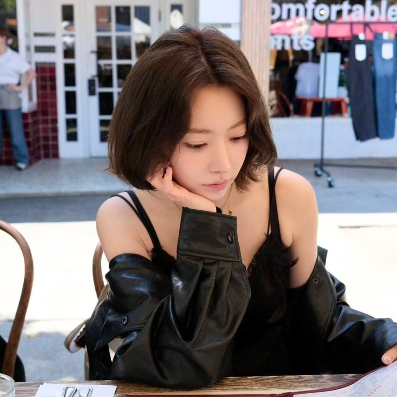 [Hairstyle] LE SSERAFIM Sakura's Bob Hair Collection: Innocent and Natural S-Curl Bob (in LA)