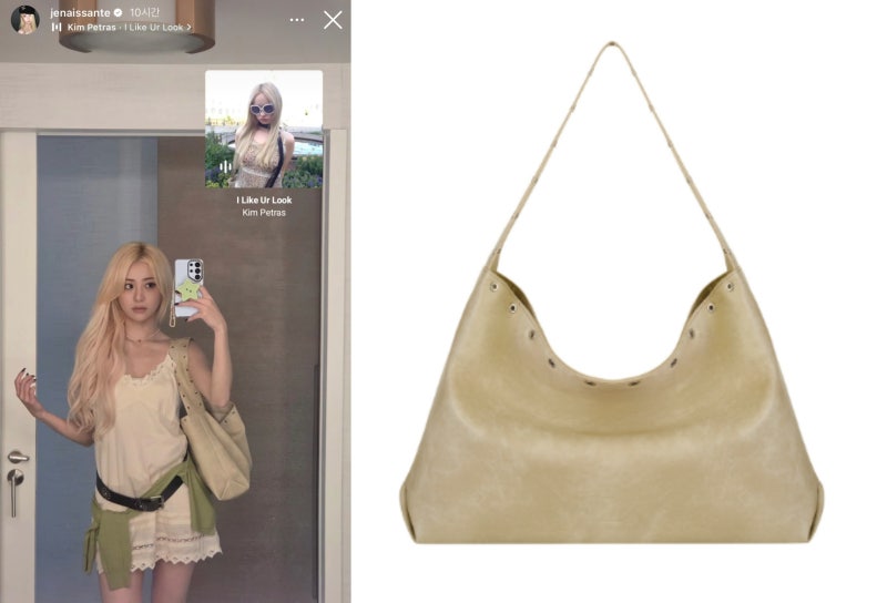 LE SSERAFIM Huh Yunjin's Instagram Private Fashion: The Casually Worn Shoulder Bag – A Look at Women's Style with Stand Oil's Mingle Bag