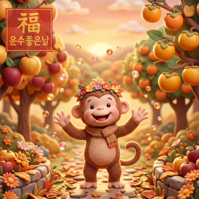 2026년 10월 원숭이띠 운세 - 신금의 재능을 단단한 결실로 정돈하는 달