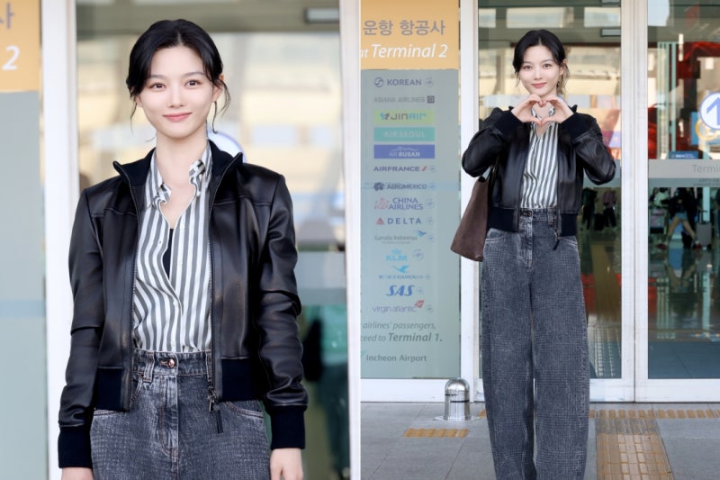 김유정 공항패션 난리 난 이유, 브루넬로 쿠치넬리 풀착장…팬츠 가격 확인해보니