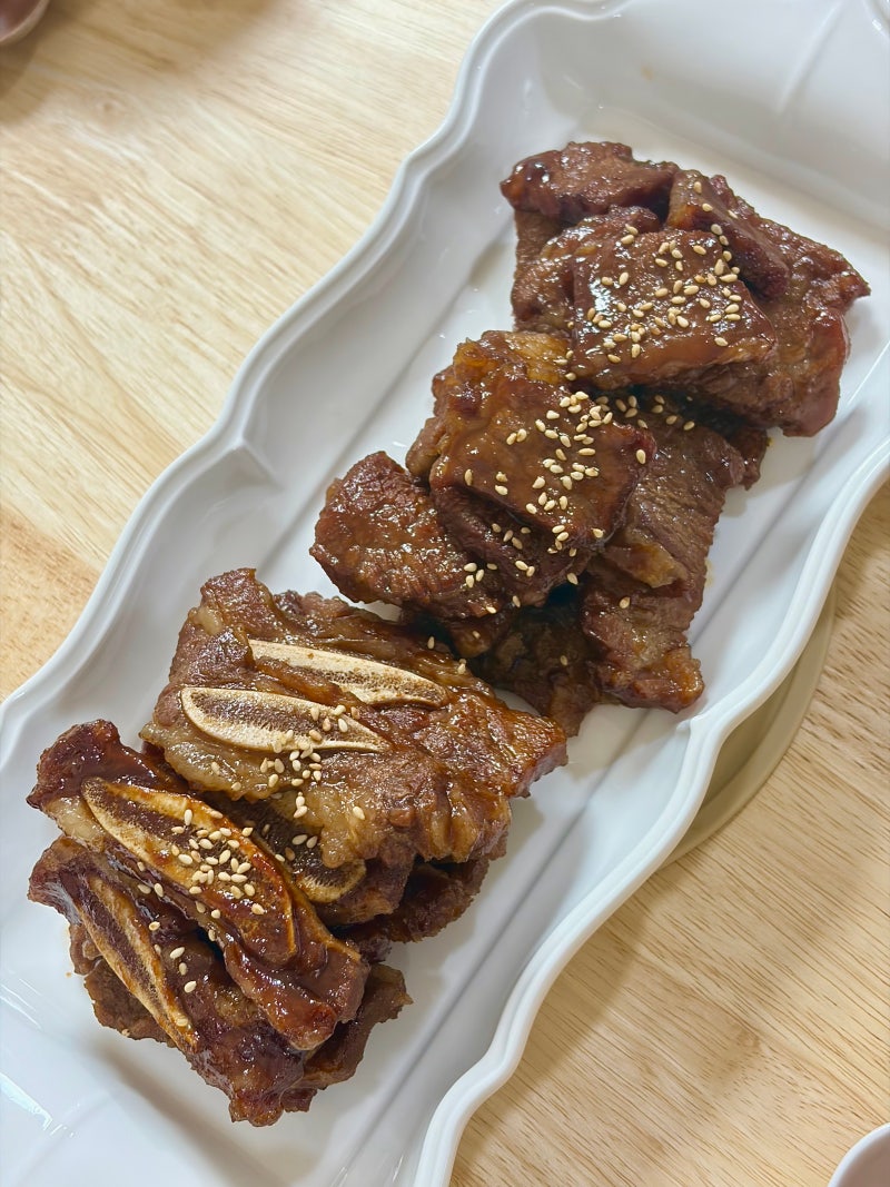 LA갈비재는법 양념장 LA갈비구이만드는법