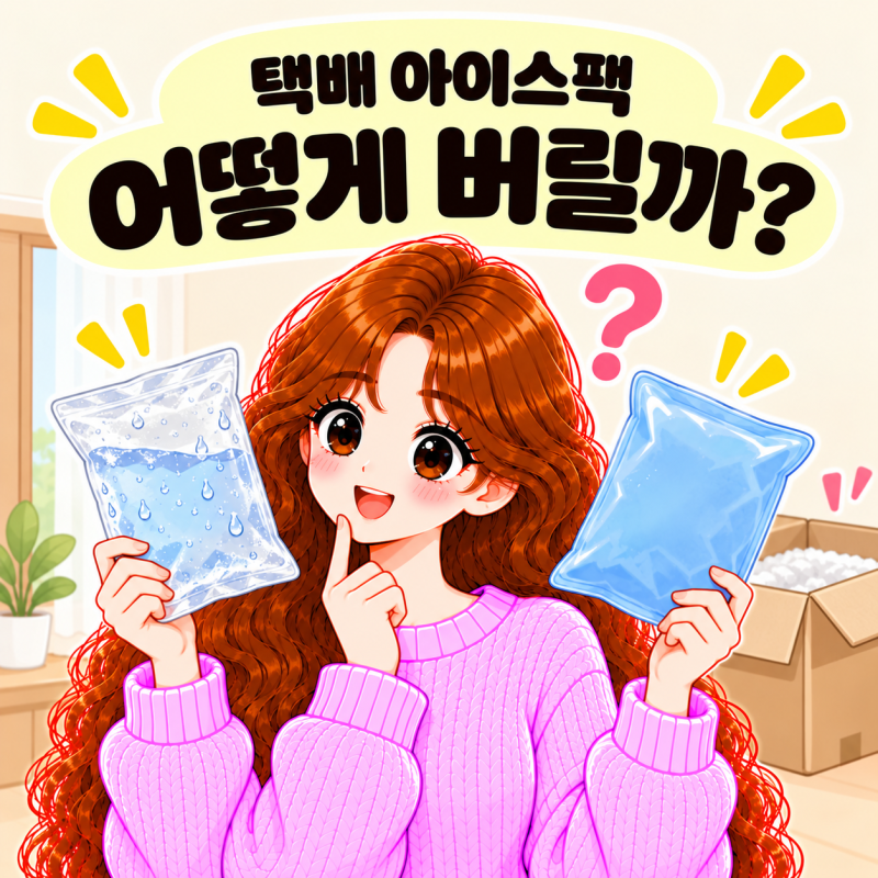 아이스팩 버리는 법 물·젤 타입별 쓰레기 분리배출 총정리