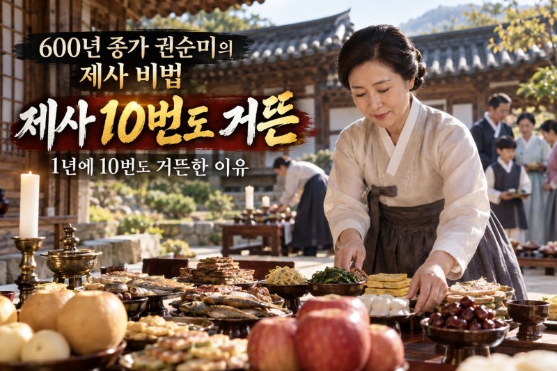 600년 종가 권순미의 제사 비법, 1년에 10번도 거뜬한 이유