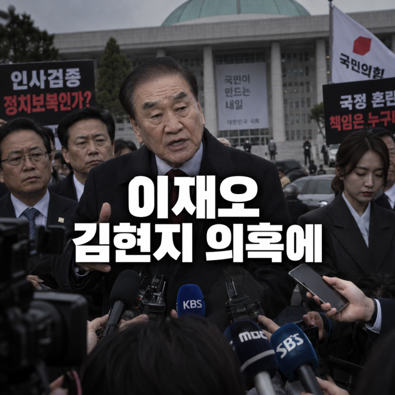 이재오 김현지 의혹에 소문 공세 멈추고 거리 두라 조언