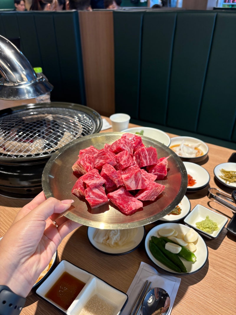 [부산 하단 고기집] 단체모임 회식하기 좋은 신상 소고기집, 담가화로구이 내돈내산 솔직후....